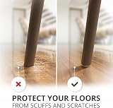 X-ProtectoR Premium Two Colors Pack Furniture Pads 133 Pieces Brown Beige view 3