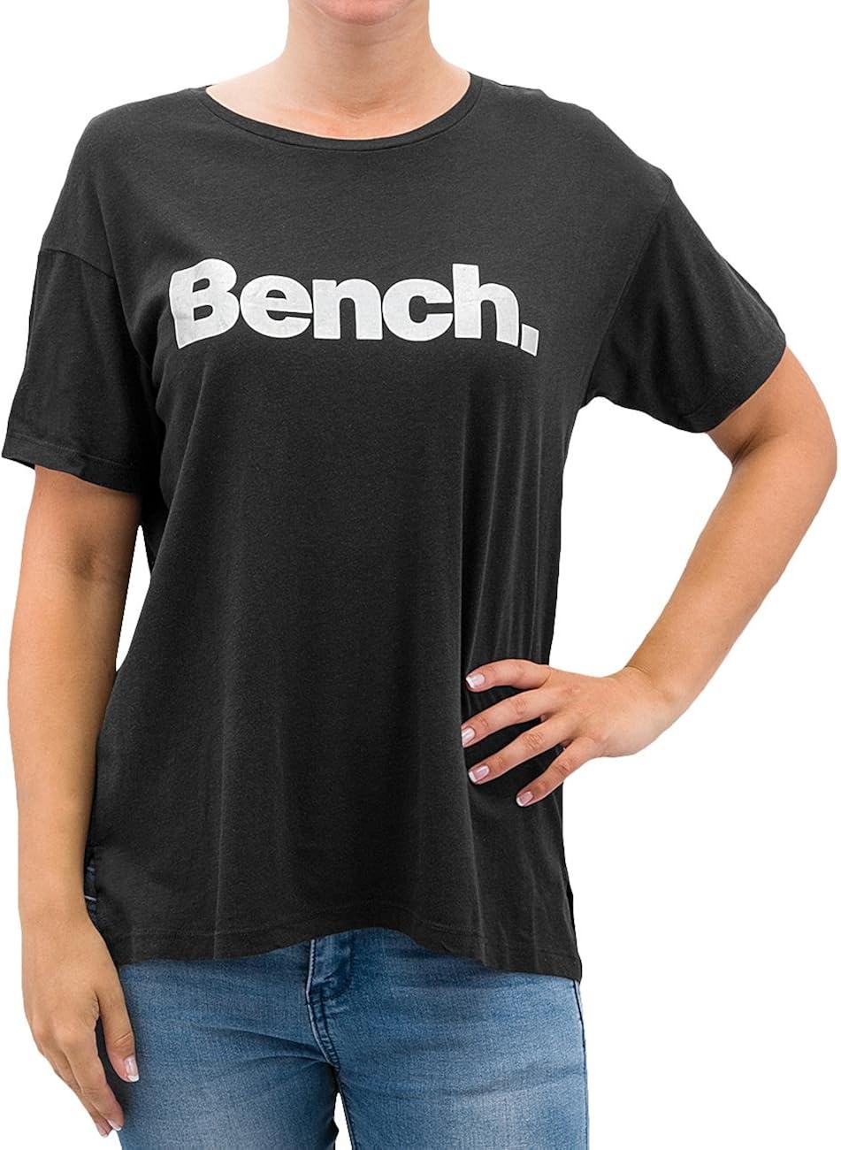Bench Women's Prosaic TShirt, Black (Jet Black), 10 (SizeSmall