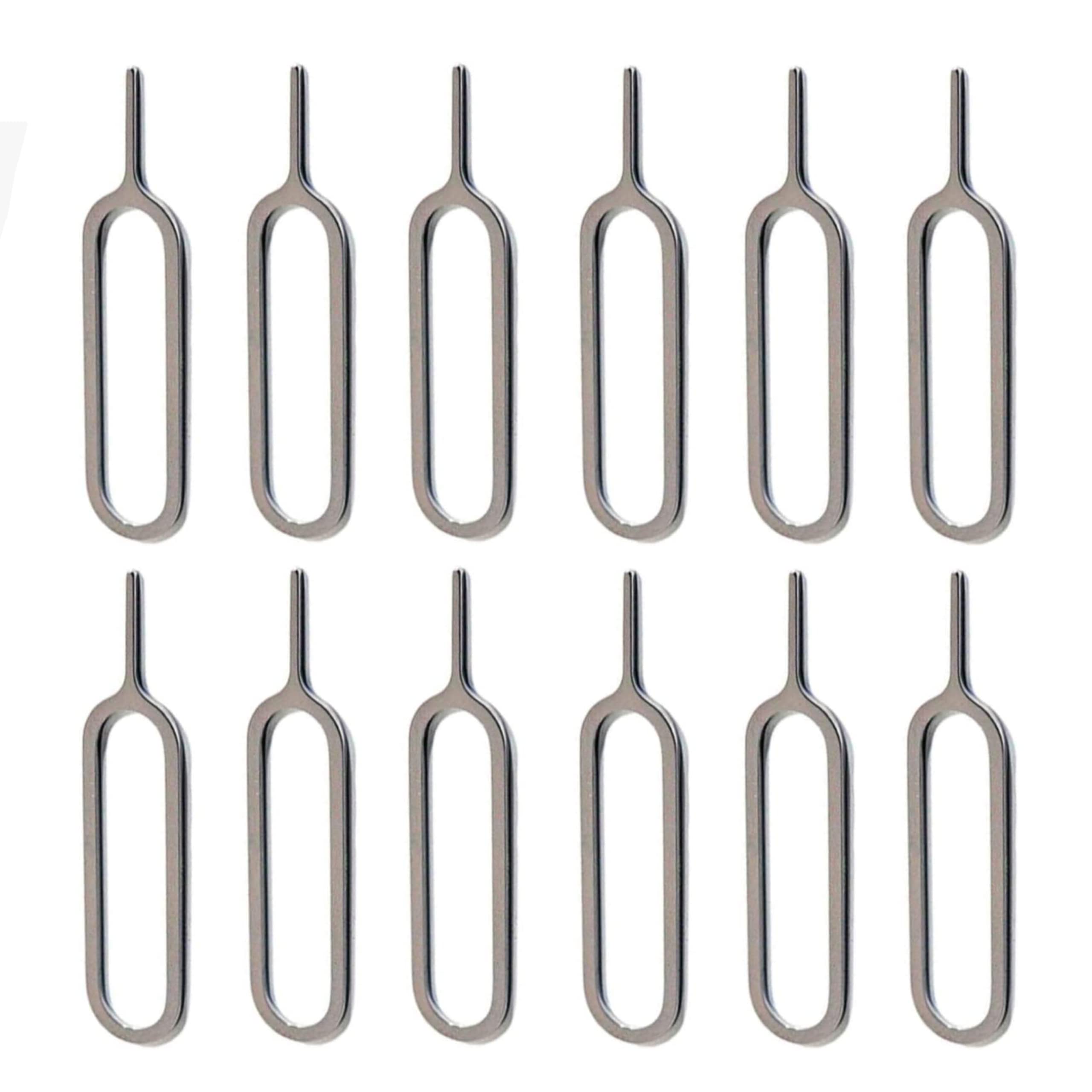12 x Sim Card Tray Removal Pins, Ejector Tool, Sim Card Removal tool, iphone Sim removal tool,sim card pin,SIM Card Ejector Removal Tool Pin, Universal Sim Ejector Tool for All Smartphone Devices