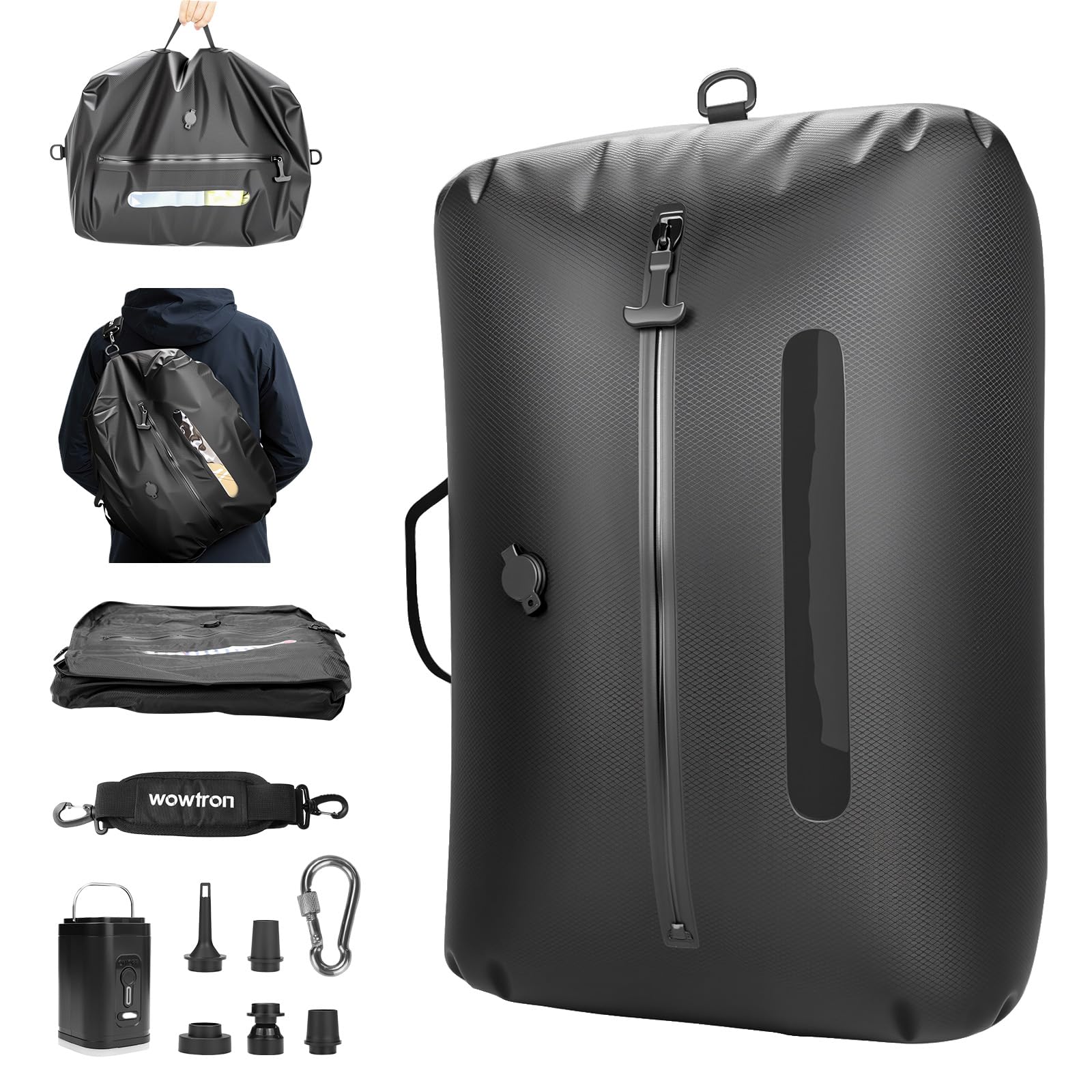 Photo 1 of ***BAG ONLY, NO ACCESSORIES***
Reflective Waterproof Reusable Travel Space Saver Bags for Carry on Luggage Suitcase Backpack Camping Gym