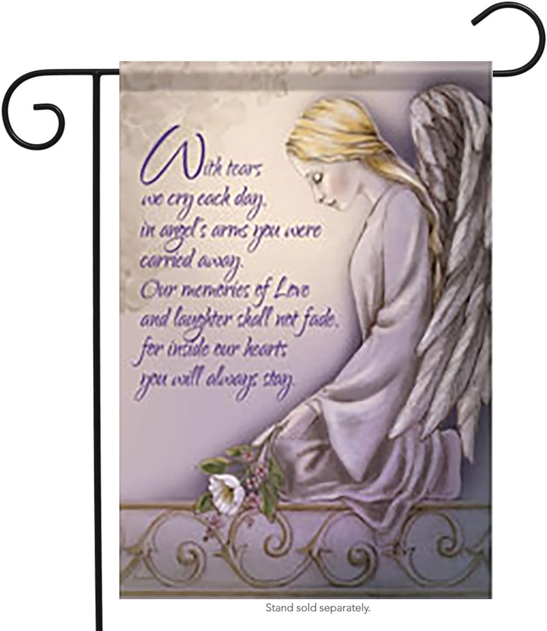Best Christmas Angel Garden Flag