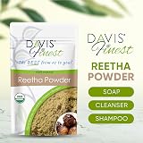 Davis Finest Organic Reetha Soap Nuts Powder 100g SLS Free Ayurvedic view 2