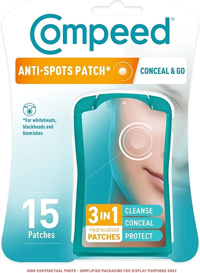Compeed Anti-Spots Conceal & Go Pimple Patches Hydrocolloid Discreet 15