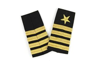 BIAS BESPOKE Pair of United States Navy Line Officer's Soft Epaulets, Captain