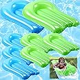 Blueweenly 8 Pcs Inflatable Bodyboards for Water Slides, Inflatable Surfboard 21.2 x 15 Inch Portable Surf Boards for Kids Body Boards Beach Summer Pool Float Water Game Accessories