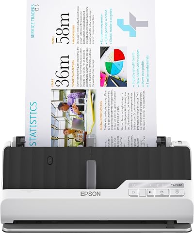 Epson DS-C490 Ultra-compact Desktop USB 40ppm Auto Feed Colour Scanner