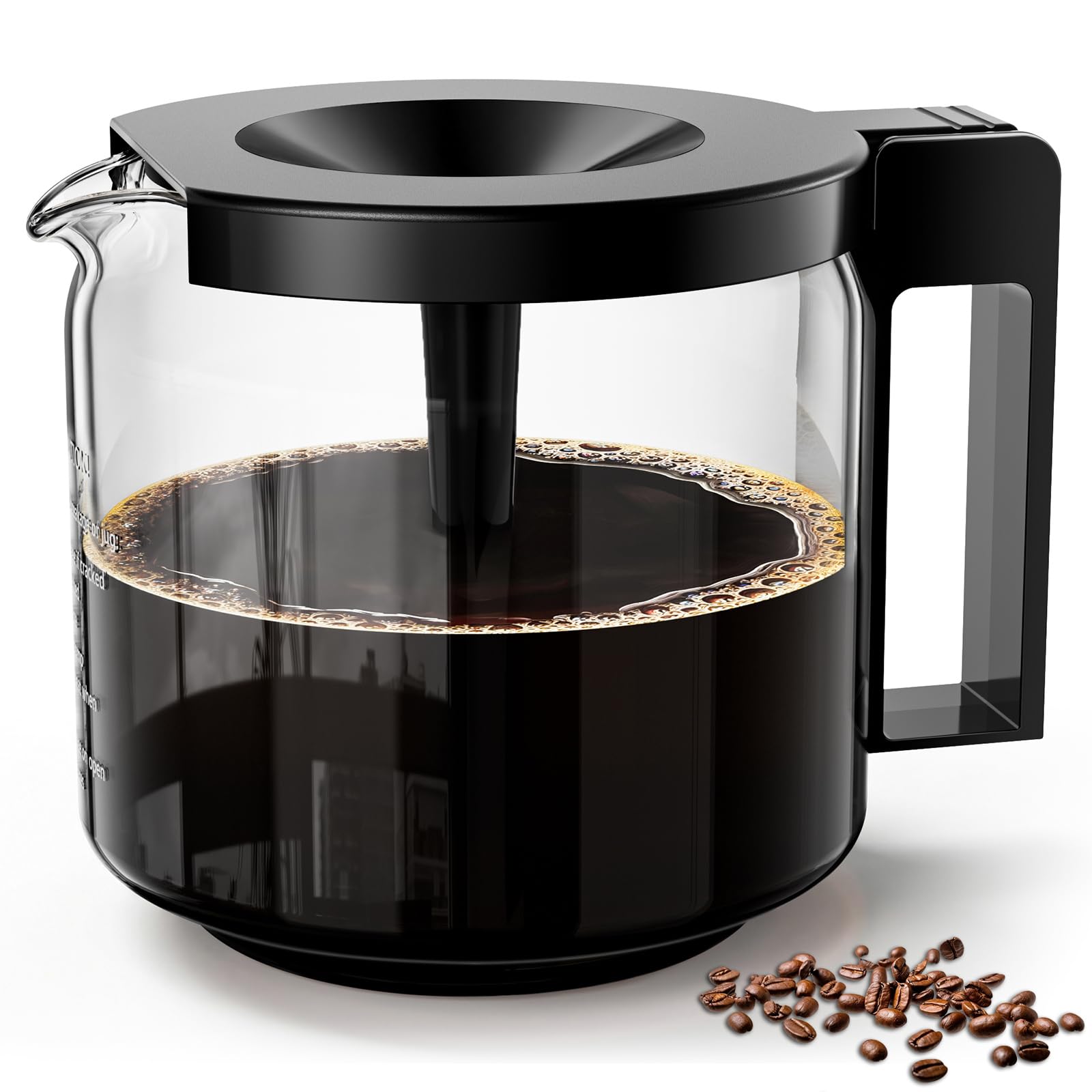 Photo 1 of 1.25L Coffee Pot Replacement for Technivorm 89830 Coffee Maker, Glass Carafe for Moccamaster KBG, KBGV & CDG KBG Brewers, Glass Coffee Pot, BPA Free, Dishwasher Safe