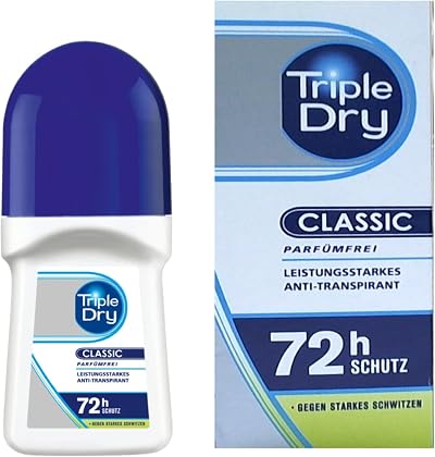 Triple Dry Original Anti-Perspirant Roll On 50ml 72 Hour Excessive Sweat
