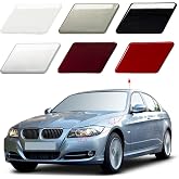 CZShiYue Front Bumper Headlight Washer Nozzle Cover Cap Fit for BMW 3 Series E90 E91 2009 2010 2011 61677211209 61677211210 (Unpainted, Left Driver Side)