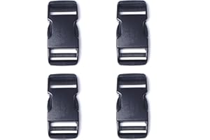 AXEN 4PCS Plastic Buckle, Side Quick Release Buckle for Bracelets Backpack Tactical Bag and Gear