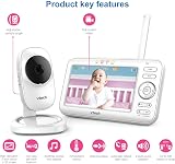 VTech LM808-1W Baby Monitor with Camera 5" Screen 300m Night Vision view 2