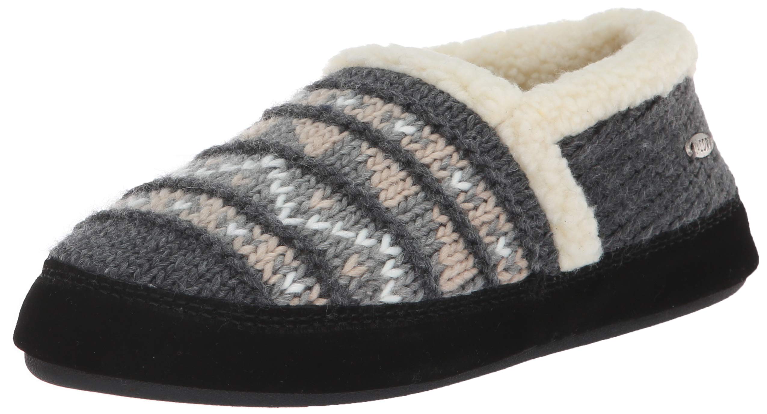 AcornWomen’s Moc Slippers with Comfortable Cloud-Like Feel, Soft and Cozy Uppers and Non-Slip Sole