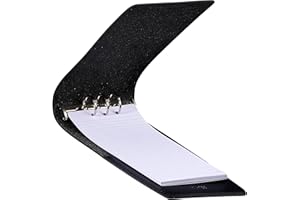 JAY-PEE NYPD Memo Book Note Pad Cover NYC Regulation Style Memo Binder with 3 Heavy Metal Rings. Includes 1 Large Size Note Pad 4" x 8 1/2" Made of Full Grain Black Leather