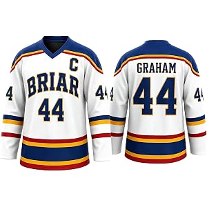 Off Campus Jersey,Briar University Merch Graham 44& Logan 22& Di Laurentis 66 Jersey Unisex Long Sleeve Sweatshirt