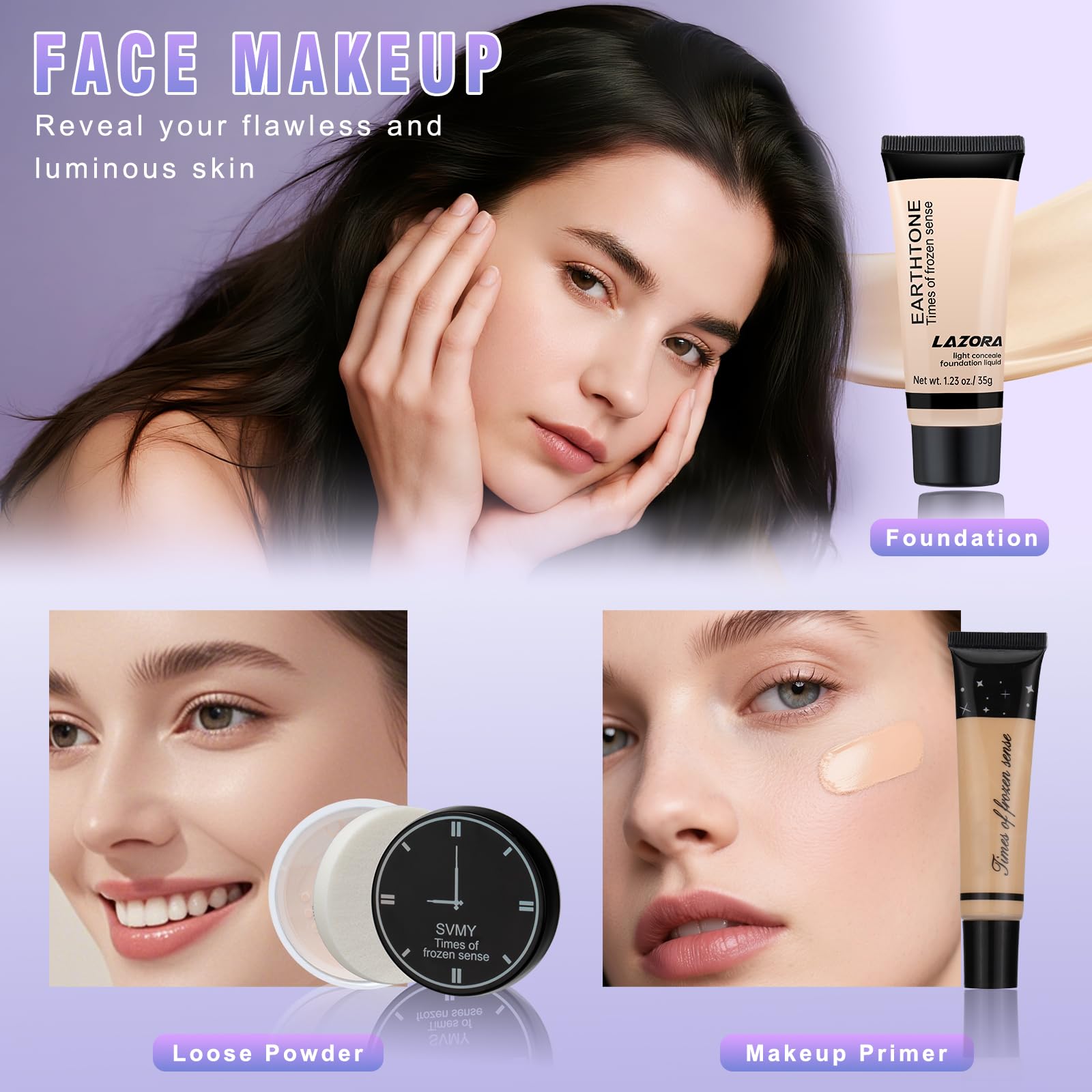 Makeup Kit for Teens Makeup Gift Set for Beginners Teenager Makeup Sets Travel Makeup Kits for Teenagers Girls 14-16 Make Up Kit for Teen & Girls