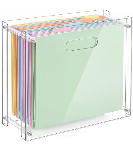 Amazon.com : Novabright 1 Pack Acrylic File Organizer, Letter