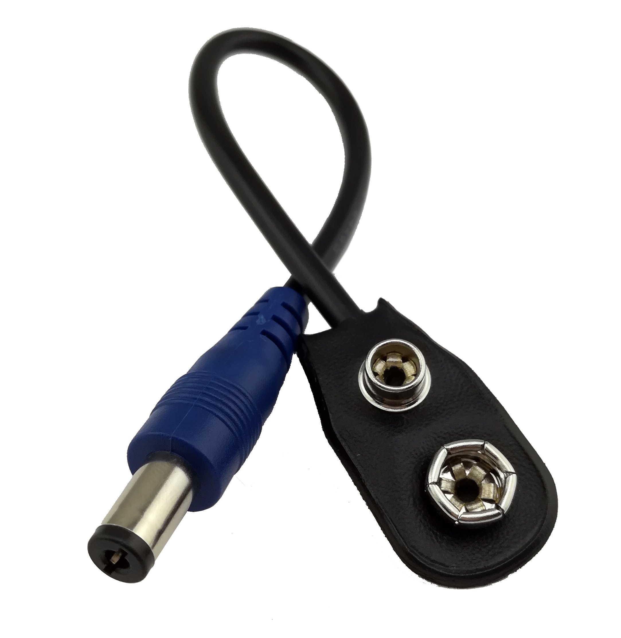 Caline 9V Guitar Effect Pedals Power Supply Battery Snap Clip Connector 2.1mm 5.5mm DC Power