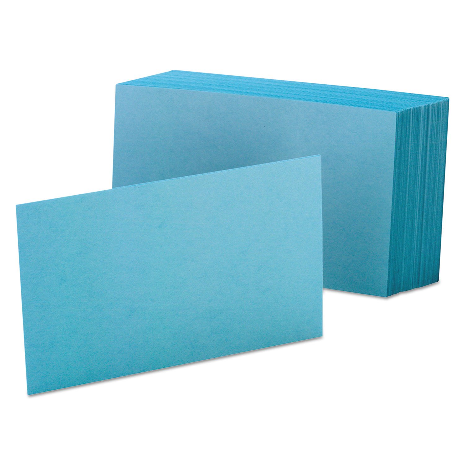 Photo 1 of 100 Oxford Blue Colored Blank Index Cards 4"x6"
