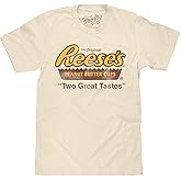 Tee Luv Men's Reese's Peanut Butter Cup Shirt - Two Great Tastes Candy Shirt