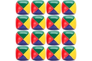 ailixinda 16 Pack Juggling Balls for Beginners,Soft Easy Juggling Balls,Mini Durable Juggling Ball Kit,Multicolor Beginners Juggling Ball for Boys Girls Adults