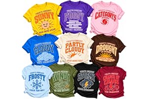 Weather Forecast Halloween Group Matching Costume Shirt for Women Men Youth