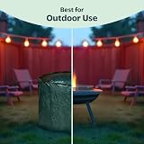 Flatro Round Fire Pit Cover Waterproof Heavy Duty UV Resistant 84x50cm view 4