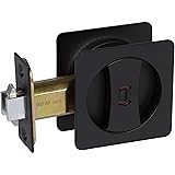 Delaney Hardware 370104 Black Contemporary Privacy