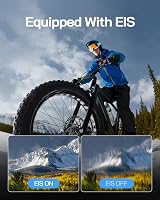 WOLFANG GA120 4K Action Camera 20MP EIS WiFi Dual Screen 40M Waterproof EIS Mic view 6