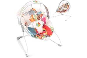 ASKCAT Baby Bouncer for Infant, Baby Bouncer seat,Electric Infant Bouncers with Music, Portable Baby Bouncer for Babies 0-6 Months Up to 20 lbs