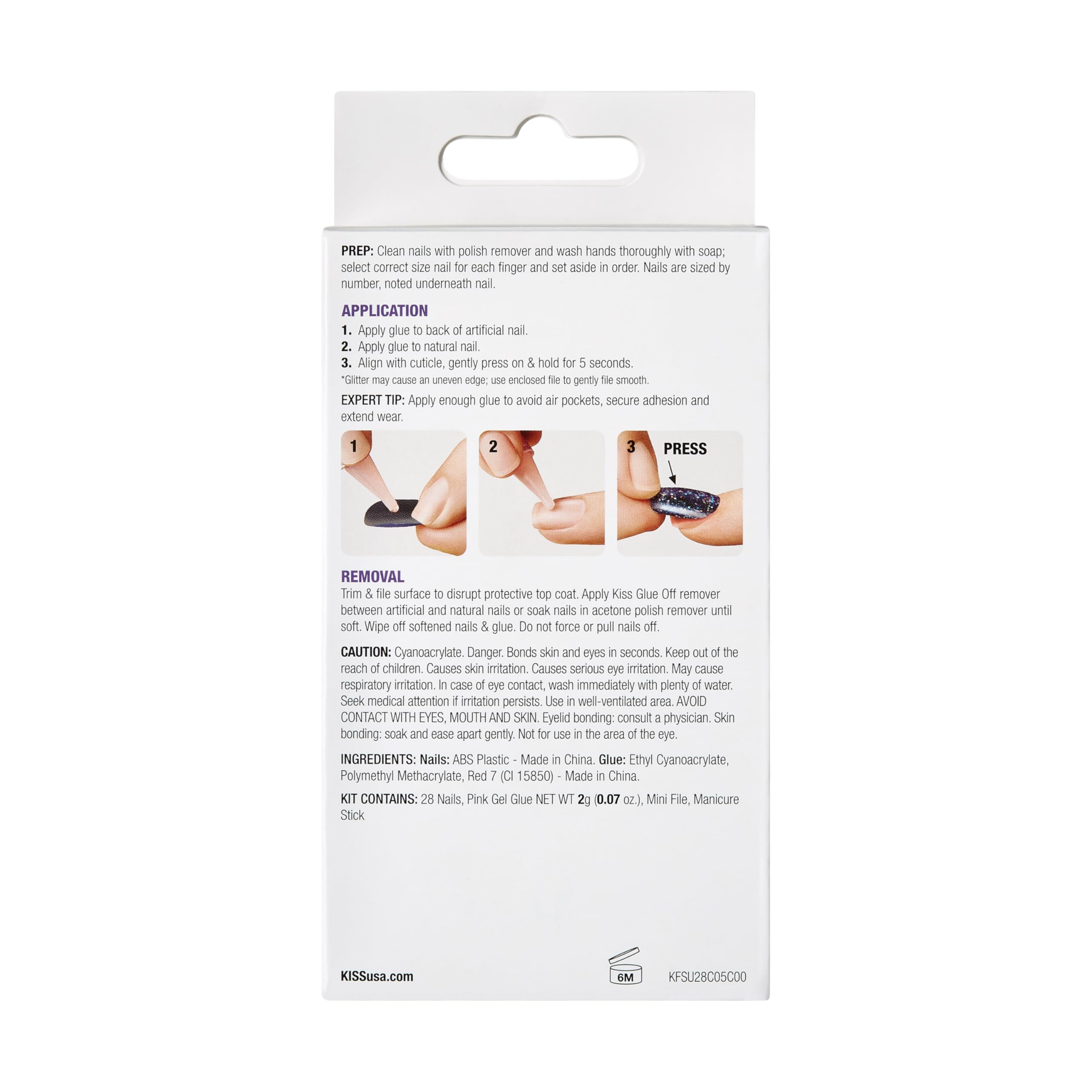 Kiss Gel Fantasy Ready-to-Wear Gel Nails - Aim high (783951) - Image 9