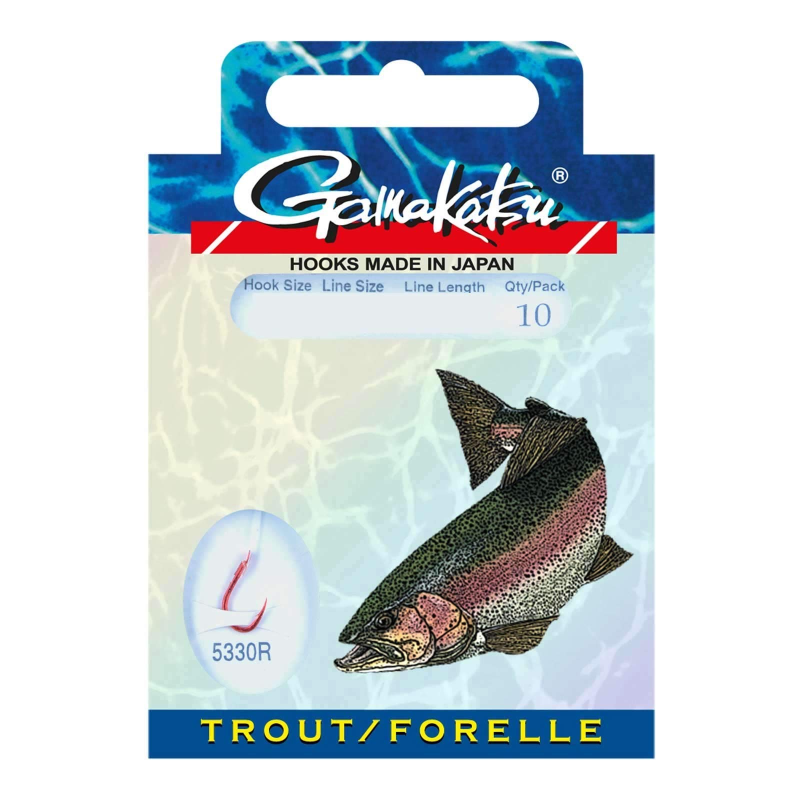 Gamakatsu BKS-5330R Trout Bound Hooks Size 12