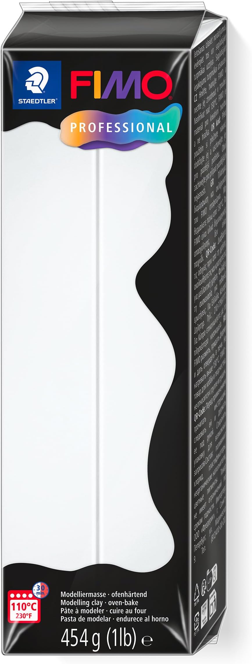 Staedtler 8041-0 FIMO Professional Polymer Clay 454g White Block