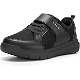 FitVille Wide Diabetic Walking Shoes for Men, Lightweight Non-Slip Breathable Casual Shoes for Swollen Feet for Standing All Day