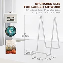 Plate Holder Easel Display Stand - 8 inch Metal