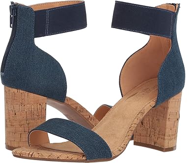 Aerosoles Frauen High Hopes Offener Zeh Leger Leder Knoechel Riemen Sandalen