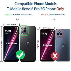 Anloes Case for T-Mobile Revvl 6 Pro 5G/Revvl 6X