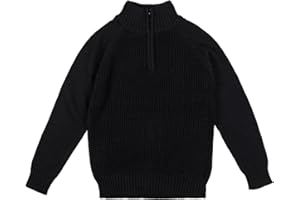 Cozeeme Half Zip Long Sleeve Sweater Little Kid to Big Kid