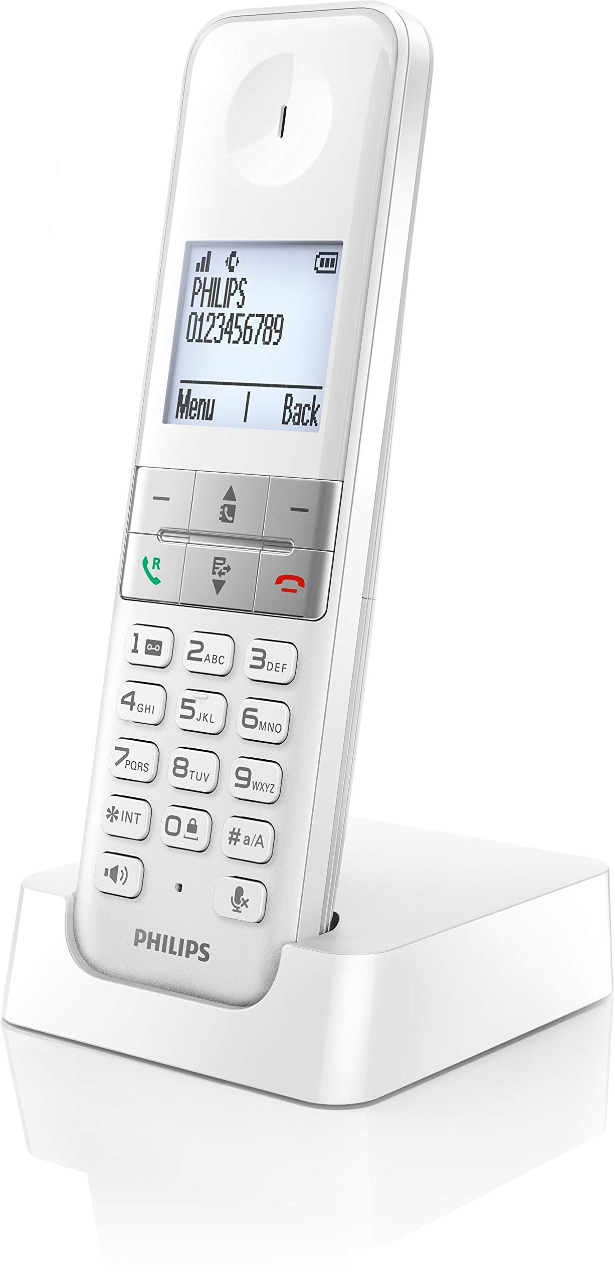 Philips Dect D4701W/34 Solo Sans Repondeur Noir
