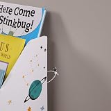 SONGMICS Toy Organiser 3 Shelves Children Bookshelf with Wheels White GKR41WT view 6