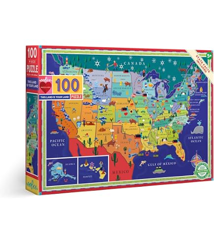 Amazon.com: eeBoo: Children of The World 100 Piece Puzzle, Allows