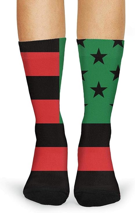 Women’s Casual Socks African American Flag Athletic Casual Athletic