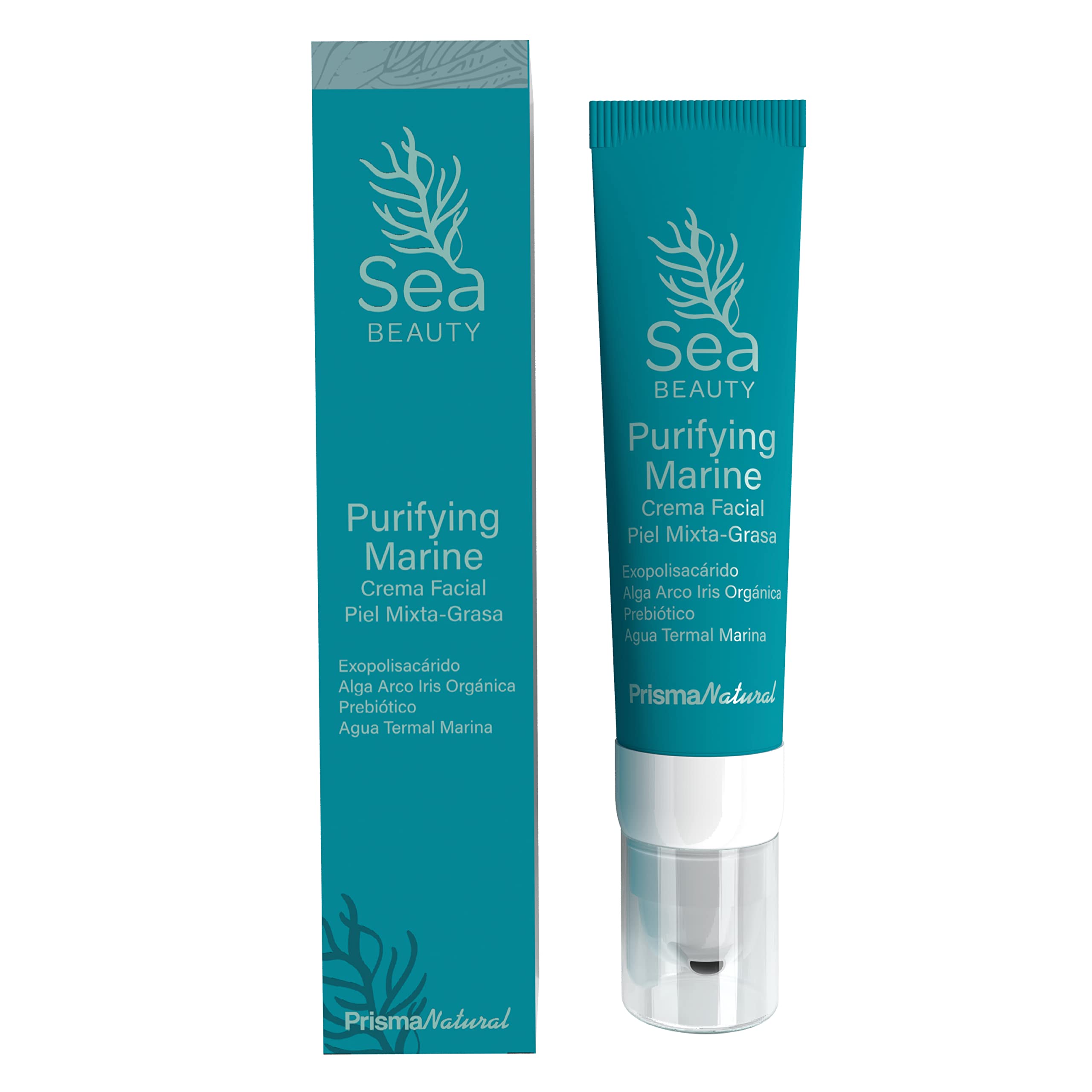 Prisma Natural | Combination or Oily Skin Face Cream for Women and Men | Illuminating Depigmentating Wild Skin | With Anti-Aging Activates | Close Open Pores | Daily Use | 50 ml
