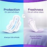 Always Dailies Fresh & Protect Panty Liners Normal 240 Liners 60 x 4 Packs view 6