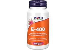 NOW Supplements, Vitamin E-400 IU Mixed Tocopherols, Antioxidant Protection* Softgels, 100 Count