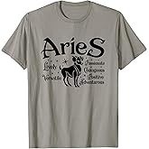 Aries Zodiac Sign - Aries Zodiac Birthday T-Shirt