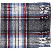 Oxfords Cashmere 100% Lambswool Tartan Plaid Scarf