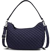 Vera Bradley womens Cotton Frannie Crescent Crossbody Purse