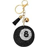 Popfizzy Rhinestone Keychains for Women and Girls, Bling Purse Charms, Birthday Gifts for Her, Backpack Key Chain, Bag Charms
