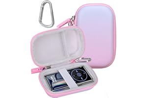 WORFTY Mp3 Player Case for DODOSOUL/for Dingmi/for Luoran/for innioasis/for TIMMKOO/for MYMAHDI/for Phinistec Music Bluetooth MP3 Mp4 Players & Earbuds & USB Cable (Gradient Pink Blue, Case Only)