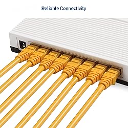 Cable Matters 10Gbps 5-Pack Snagless Short Cat 6
